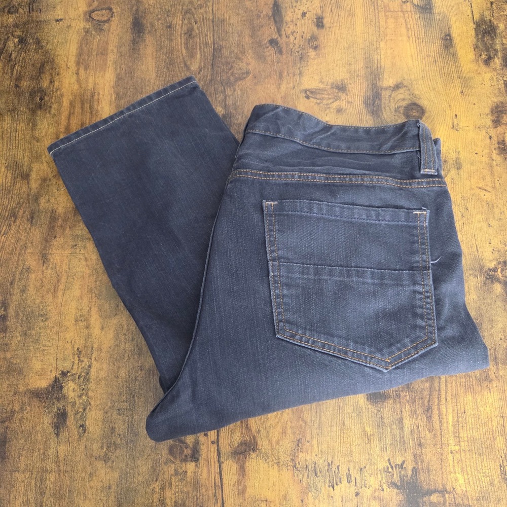 Tony‎ Hawk Skinny Jeans Dark Wash Charcoal Gray 34x32 Cotton Blend Skate Style